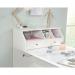 Teknik Office Craft Organiser Hutch in a White Finish with cubbyhole shelving 5421416