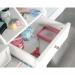 Teknik Office Craft Organiser Hutch in a White Finish with cubbyhole shelving 5421416