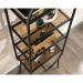 Teknik Office Boulevard Cafe Oval Bookcase Display Unit with safety tempered glass shelves and durable powder coated metal frame 5421957