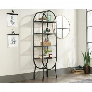 Image of Teknik Office Boulevard Cafe Oval Bookcase Display Unit with safety