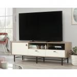 Teknik Office Avon Leather TV StandCredenza Sky Oak White accents for TV up to 31kg 5422051