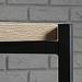 Teknik Office Industrial Style Chunky 4 Shelf Bookcase with Durable Black Metal Frame Charter Oak Effect and Generously Sized Shelves 5422095