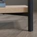 Teknik Office Industrial Style Chunky 4 Shelf Bookcase with Durable Black Metal Frame Charter Oak Effect and Generously Sized Shelves 5422095