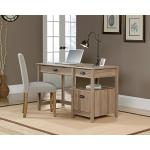 Teknik Office Sit Stand Desk Salt Oak Multiple Storage