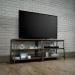 Teknik Office Industrial Style TV Stand Durable Black Metal Frame Up to a 36 TV