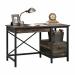 Teknik Office Steel Gorge Desk with Carbon Oak Effect Finish 5423912