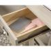 Teknik Office Executive Trestle Desk Chalked Chestnut and Brass Effect Handles