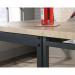 Teknik Office Industrial Style High Work Table and Flip Extension 5424943