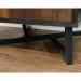 Teknik Office Canyon Lane 3 Shelf Bookcase with a door Brew Oak finish with Grand Walnut accents 3 sturdy 1 inch thick adjustable shelves and black po 5425303