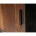 Teknik Office Canyon Lane 3 Shelf Bookcase with a door Brew Oak finish with Grand Walnut accents 3 sturdy 1 inch thick adjustable shelves and black po 5425303