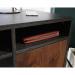 Teknik Office Home Study Desk Brew Oak and Grand Walnut accents