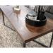 Teknik Office Canyon Lane Coffee Table Brew Oak finish Sturdy 1.5 inch top and powder coated metal base 5425306