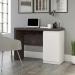 Teknik Office Hudson Chunky Desk in Charcoal Ash and Pearl Oak Accents, stylish with storage 5425833