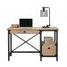 Teknik Office Steel Gorge Desk Milled Mesquite effect finish 5425907