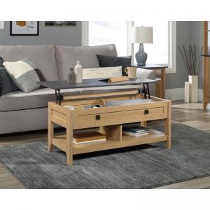 Teknik Office Home Study Lift Up Coffee  Work Table in Dover Oak