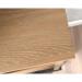 Teknik Office Home Study 3 Shelf Bookcase Dover Oak Finish Slate Accent Open Shelving and Double Doors