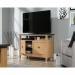 Teknik Office Home Study TV StandSideboard in Dover Oak Finish and Slate accent which accommodates up to a 50â€ TV and has adjustable shelving behin 5426616