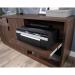 Teknik Office Elstree CredenzaSpiced Mahogany Louvre-style Detailing 5426916