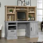 Teknik Office Hutch Option for the Prime Oak Executive Desk complete with durable 1â€ thick top, two adjustable shelves and cubbyhole storage 5427027