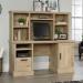 Teknik Office Hutch Option for the Prime Oak Executive Desk complete with durable 1â€ thick top, two adjustable shelves and cubbyhole storage 5427027