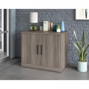 Teknik Office Affiliate Storage Cupboard in a Hudson Elm effect finish