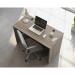 Teknik Office Affiliate 1200600 Desk in a Hudson Elm effect finish, two grommet holes for cord management 5427414