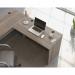 Teknik Office Affiliate 1200600 Desk in a Hudson Elm effect finish, two grommet holes for cord management 5427414