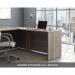 Teknik Office Affiliate 1200600 Desk in a Hudson Elm effect finish, two grommet holes for cord management 5427414