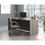 Teknik Office Affiliate 1800750 Desk in a Hudson Elm effect finish two grommet holes for cord management 5427427