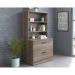 Teknik Office Affiliate Hutch For Storage Units in a Hudson Elm effect finish 5427430