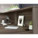 Teknik Office Affiliate 1800 Low Reception Hutch in a Hudson Elm effect finish, two open storage cubbies for clutter free display 5427455