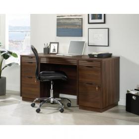 Teknik Office Elstree Credenza Desk in Spiced Mahogany 5427791