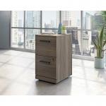 Teknik Office Affiliate 2 Drawer Mobile Pedestal in a Hudson Elm effect finish two spacious file lockable drawers  5427872