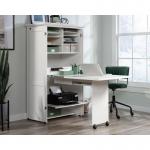 Teknik Office Hideaway Cotswold Office Craft Station in Soft White Finish with double doors 5430446