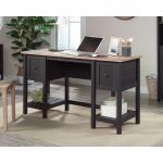 Teknik Office Shaker Style Desk in Raven Oak & Lintel Oak Accents