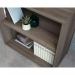 Teknik Office Affiliate 2 Shelf Bookcase in a Hudson Elm effect finish, display storage with one adjustable shelf 5431916