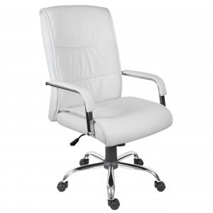 Teknik Office Kendal White Luxury Office Chair Matching Padded Arm