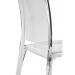 Teknik Office Clarity Clear Stackable Translucent Polycarbonate Chair Sold In Packs Of 4 6908TR