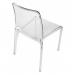 Teknik Office Clarity Clear Stackable Translucent Polycarbonate Chair Sold In Packs Of 4 6908TR