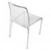 Teknik Office Clarity Clear Stackable Translucent Polycarbonate Chair Sold In Packs Of 4