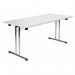 Teknik Office White Space Folding Executive Table 6909WHI