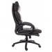 Teknik Office Luxe Black Leather Look Executive Chair Matching Padded Armrests and Sturdy Nylon Base 6913