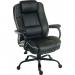 Teknik Office Goliath Duo Heavy Duty Black Bonded Leather Faced Executive Office Chair Padded Armrests Contrast Piping 6925BLK