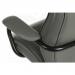 Teknik Office Goliath Duo Heavy Duty Grey Bonded Leather Faced Executive Office Chair with matching padded armrests and contrasting piping detail.