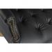 Teknik Office Chairman Noir Swivel Large Traditional Button Tufted Bonded Leather Faced Executive Chair 6927