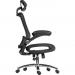 Teknik Office Harmony Executive Mesh High Backrest Chair with Adjustable Armrests and Chrome Base 6956