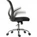 Flip Mesh Executive chair in Black with Fixed Aerated Mesh Backrest and Flip up Armrests