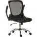 Flip Mesh Executive chair in Black with Fixed Aerated Mesh Backrest and Flip up Armrests 6962BLK