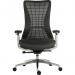 Teknik Office Quantum Black Executive Chair Breathable Mesh Backrest Multi-Adjustable Padded Armrests 6966BLK