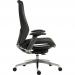 Teknik Office Quantum Black Executive Chair Breathable Mesh Backrest Multi-Adjustable Padded Armrests